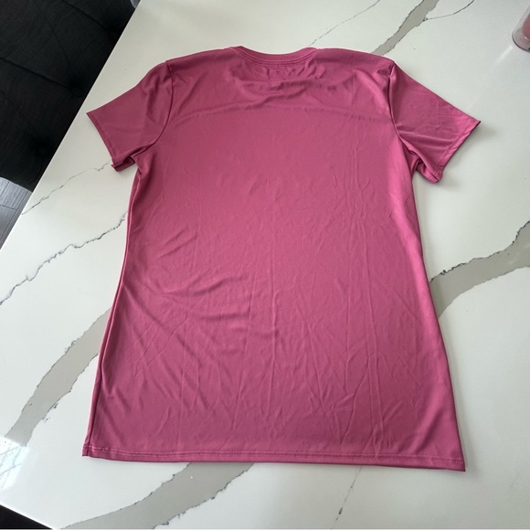 Adidas Bold Pink Tee with Logo - Picture 3 of 4